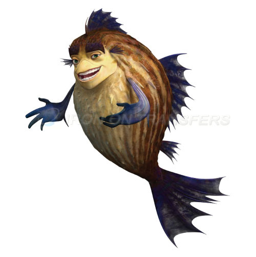 Shark Tale Iron-on Stickers (Heat Transfers)NO.3412